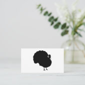 Türkei-Silhouette Visitenkarte (Stehend Vorderseite)