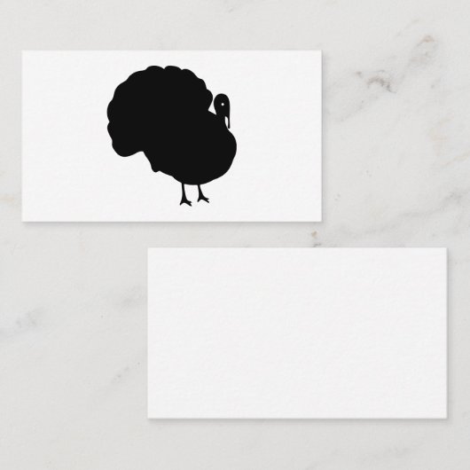 Türkei-Silhouette Visitenkarte (Vorne/Hinten)