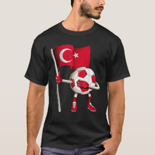 Türkei Soccer Jersey Türkische Flagge Fußball Dab T-Shirt