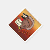 Türkei Spaß Erntedank Dinner Napkins Serviette (Ecke)