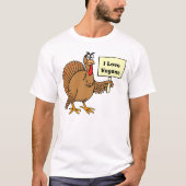 Türkei Spaß Vegan Joke T-Shirt (Vorderseite)
