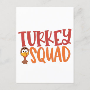 Türkei Squad Matching Outfit Türkei Erntedank Ankündigungspostkarte