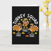 Türkei Squad Slp Ot PT Therapieteam Fall Thanksgiv Karte (Gelbe Blume)