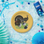 Türkei Standard Bronze Family Pappteller (Party)