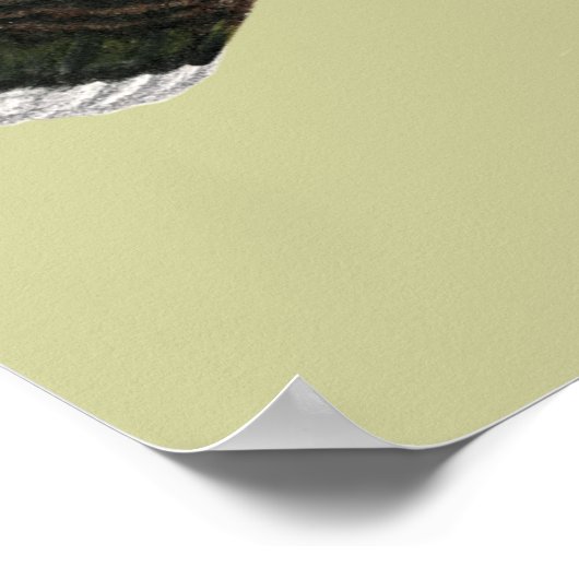 Türkei: Standard Bronze Hen Poster (Ecke)