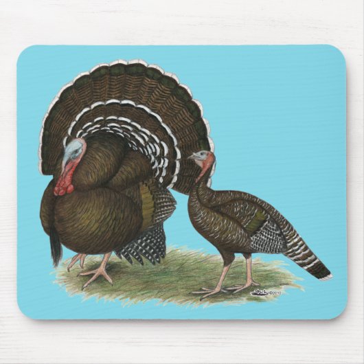 Türkei Standard Bronze Mousepad (Vorne)