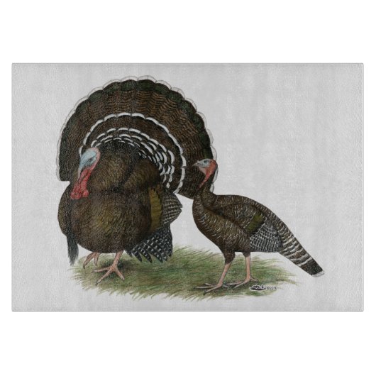 Türkei Standard Bronze Schneidebrett (Vorderseite)