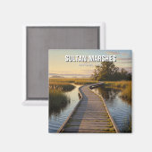 Türkei Sultan Marshes National Park Travel Magnet (Vorderseite/Rückseite)
