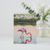 Türkei Sultan Marshes National Park Travel Postkarte (Stehend Vorderseite)