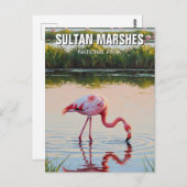 Türkei Sultan Marshes National Park Travel Postkarte (Vorne/Hinten)