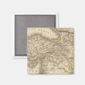 Türkei - Syrien-Karte Magnet (Vorderseite/Rückseite)