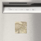 Türkei - Syrien-Karte Magnet (In Situ (Geschirrspüler))