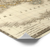 Türkei - Syrien-Karte Poster (Ecke)