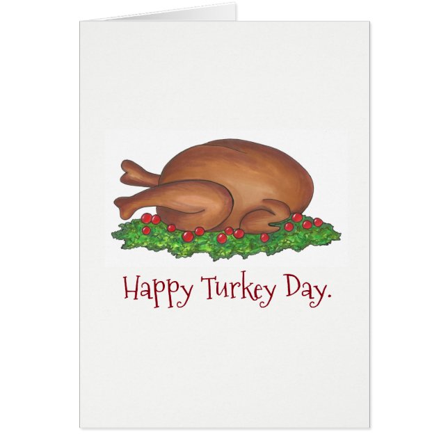 Türkei Tag glücklich Thanksgiving Dinner Platter F (Vorne)