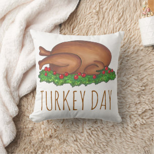 Türkei Tag Platter Erntedank Abendessen Urlaub Kissen