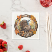 Türkei-Tickets: Erntefreuden Serviette (Beispiel)