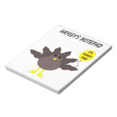 Türkei Time Erntedank Anpassbares Notebook Notizblock (Rotiert)