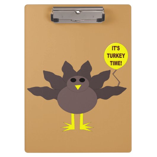 Türkei Time Erntedank Clipboard Klemmbrett (Vorderseite)