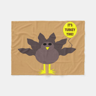 Türkei Time Erntedank Fleece Blanket