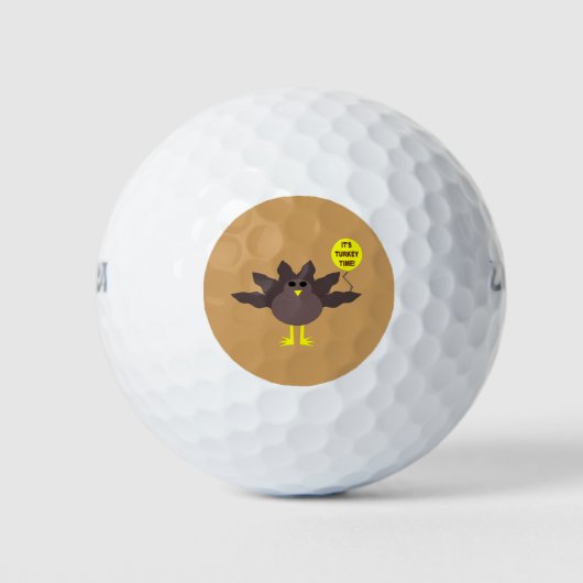 Türkei Time Erntedank Golf Ball (Vorderseite)