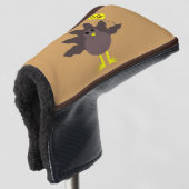Türkei Time Erntedank Golf Putter Cover Golf Headcover (3/4 Vorderseite)