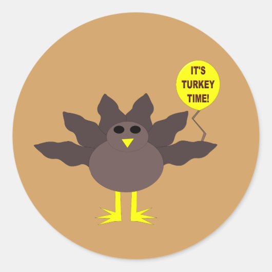 Türkei Time Erntedank Stickers (Vorderseite)