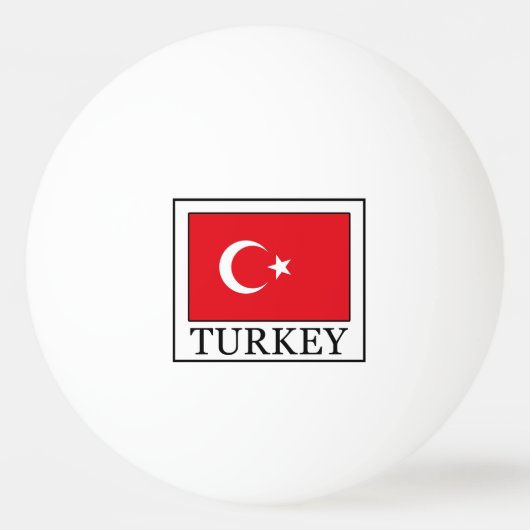 Türkei Tischtennisball (Vorderseite)