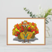 Türkei Tourist auf Urlaub Einladung (Stehend Vorderseite)