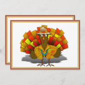 Türkei Tourist auf Urlaub Einladung (Vorne/Hinten)