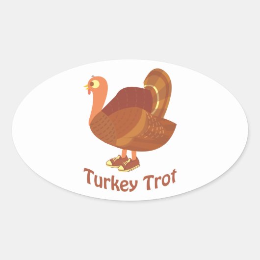 Türkei troff ovaler aufkleber (Vorderseite)