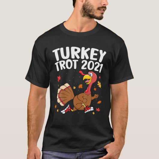 Türkei Trot 2021 Erntedank Witziges Kleinkind Kind T-Shirt (Vorderseite)