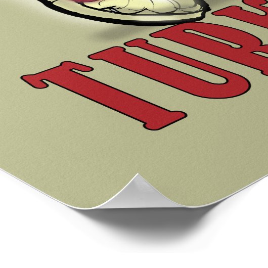 Türkei Trot Poster (Ecke)