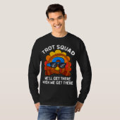 Türkei Trot Squad Funny Erntedank Running Costu T-Shirt (Vorne ganz)