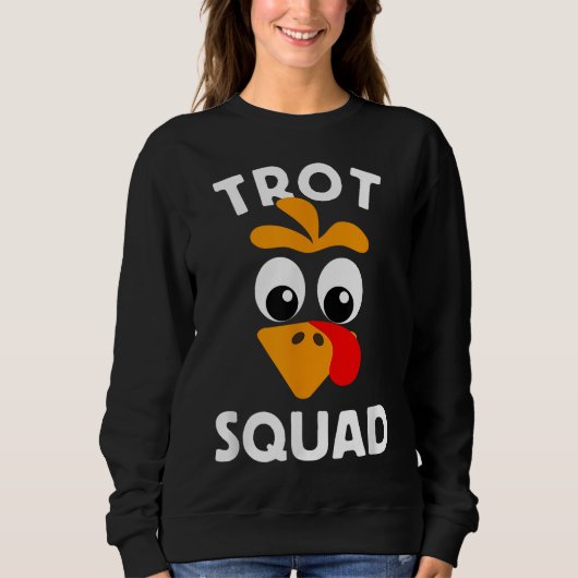 Türkei Trot Squad Running Apparel Sweatshirt (Vorderseite)