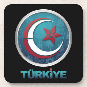 Türkei Türkei Europa Asien Getränkeuntersetzer