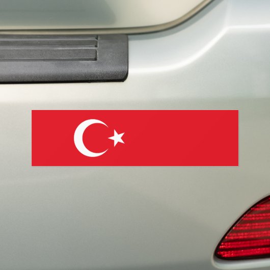 Türkei/Türkische Flagge Autoaufkleber (Auf Auto)