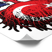 Türkei Türkisches Vereinigtes Königreich Großbrita Poster (Ecke)