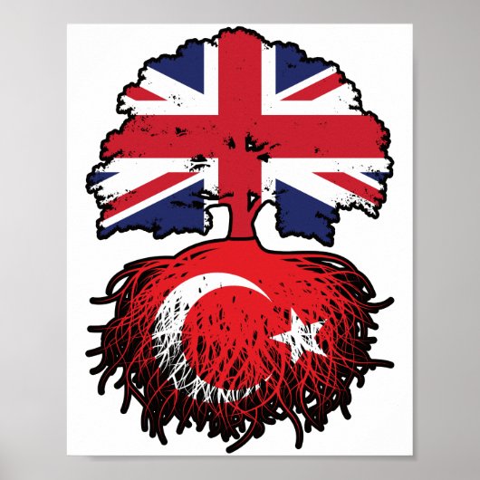 Türkei Türkisches Vereinigtes Königreich Großbrita Poster (Vorne)