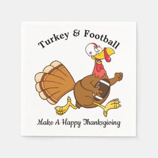 Türkei und Fußball Serviette