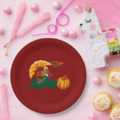 Türkei und Pumpkin-Erntedank Pappteller (Party)