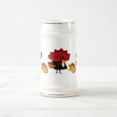 Türkei und Pumpkins Erntedank Geschenke Tasse (Mittel)