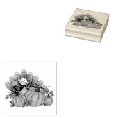 Türkei und Pumpkins Gummistempel (Stempel)