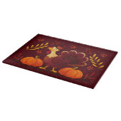 Türkei und Pumpkins Schneidebrett (Ecke)