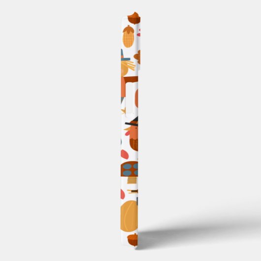 Türkei und Scarecrow Erntedank Pattern Case-Mate iPhone Hülle (Rückseite / Rechts)