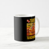 Türkei und Touchdowns Fußball Erntedank Männer Wo Kaffeetasse (VorderseiteRechts)