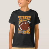 Türkei und Touchdowns T-Shirt (Vorderseite)