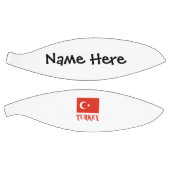 Türkei und türkische Flagge mit Ihrem Namen Basket Basketball (Panele)