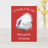 Türkei Vegane Weihnachten Karte (Gelbe Blume)