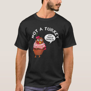 Türkei verkleidet Cupcake Funny Erntedank Novelty T-Shirt