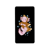 Türkei verschleiert Axolotl Fun Adressaufkleber (Vorne)